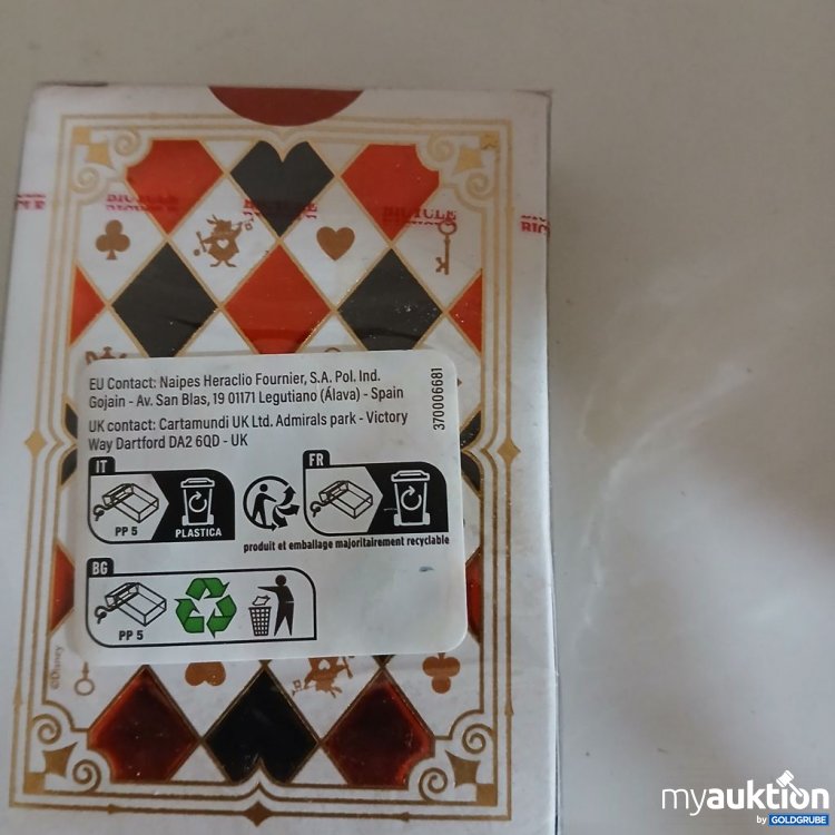 Artikel Nr. 922205: Naipes Heraclio Fournier Disney Alice im Wunderland Spielkarten