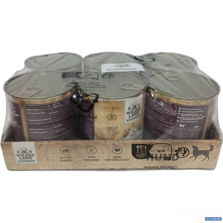 Artikel Nr. 950205: Wildes Land Wildschwein Pur 6x800g 