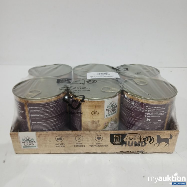 Artikel Nr. 950205: Wildes Land Wildschwein Pur 6x800g 