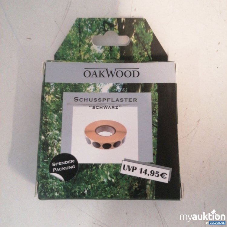 Artikel Nr. 659206 Artikel Nr. 659206: Oakwood Schusspflaster schwarz DM19mm