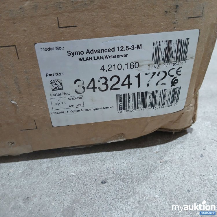 Artikel Nr. 816206 Artikel Nr. 816206: Fronius Symo Advanced 12.5-3-M WLAN/LAN/Webserver 3432417