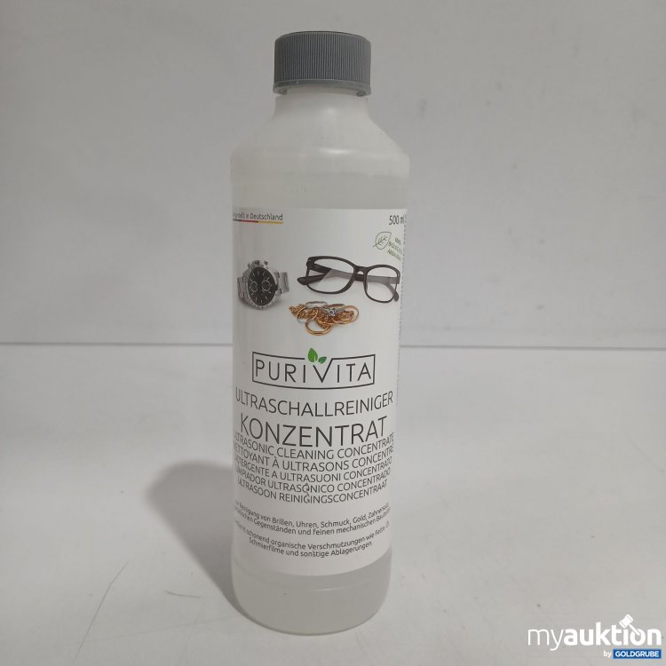 Artikel Nr. 876206: Purivita Ultraschallreiniger Konzentrat 500ml