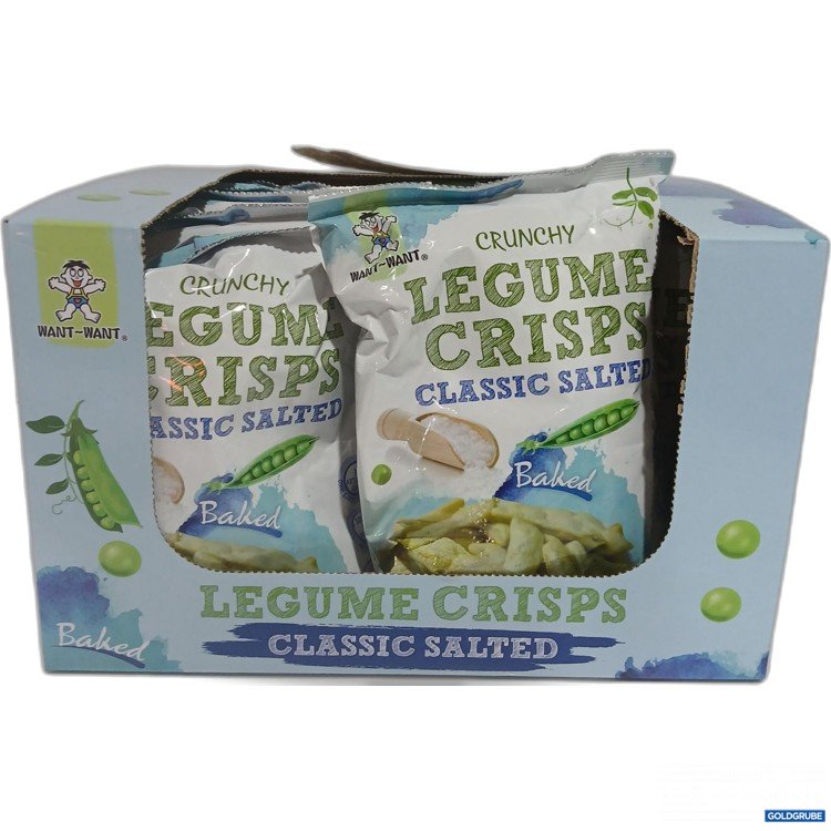Artikel Nr. 916206 Artikel Nr. 916206: Want-Want Crunchy Legume Crisps Classic Salted 10x85g
