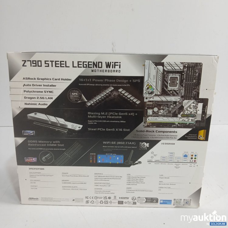 Artikel Nr. 929206 Artikel Nr. 929206: AS Rock Z790 steel Legend WiFi 14th Generation