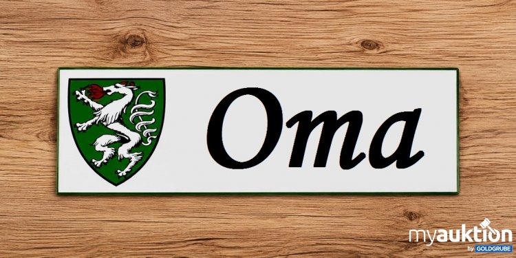 Artikel Nr. 937206 Artikel Nr. 937206: Blechschild