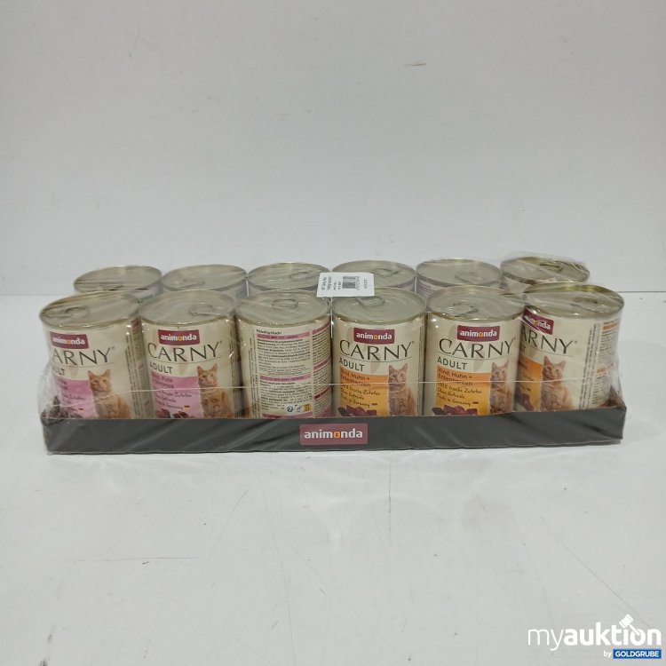 Artikel Nr. 950206: Animonda Carny Adult  Rind Huhn +Entenherzen 12x400g 