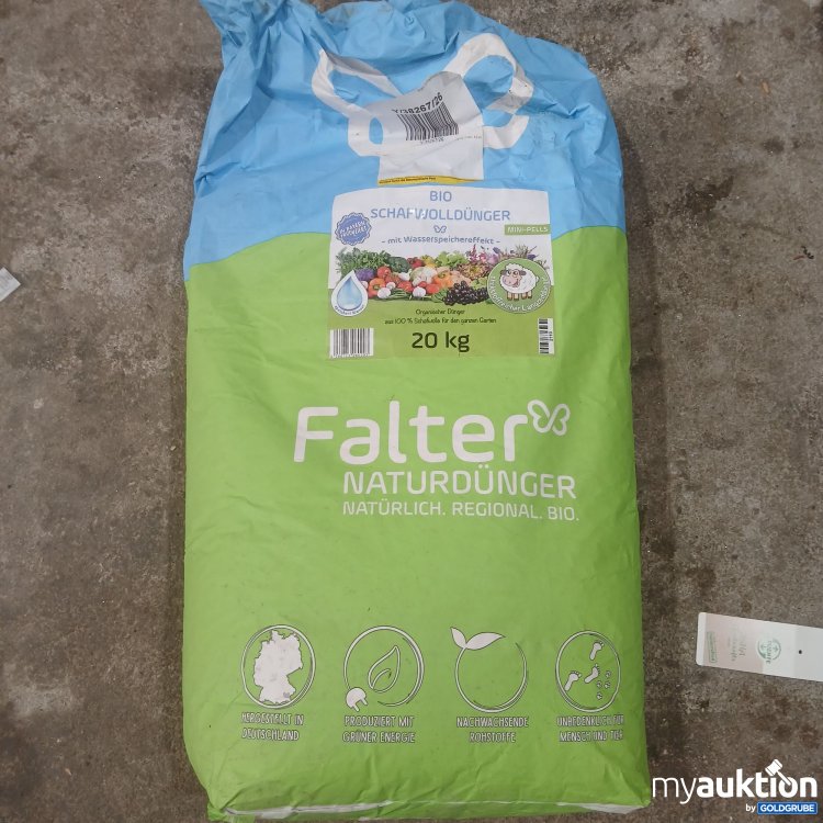 Artikel Nr. 461207 Artikel Nr. 461207: Bio Schafwolldünger Mini-Pellets 20kg