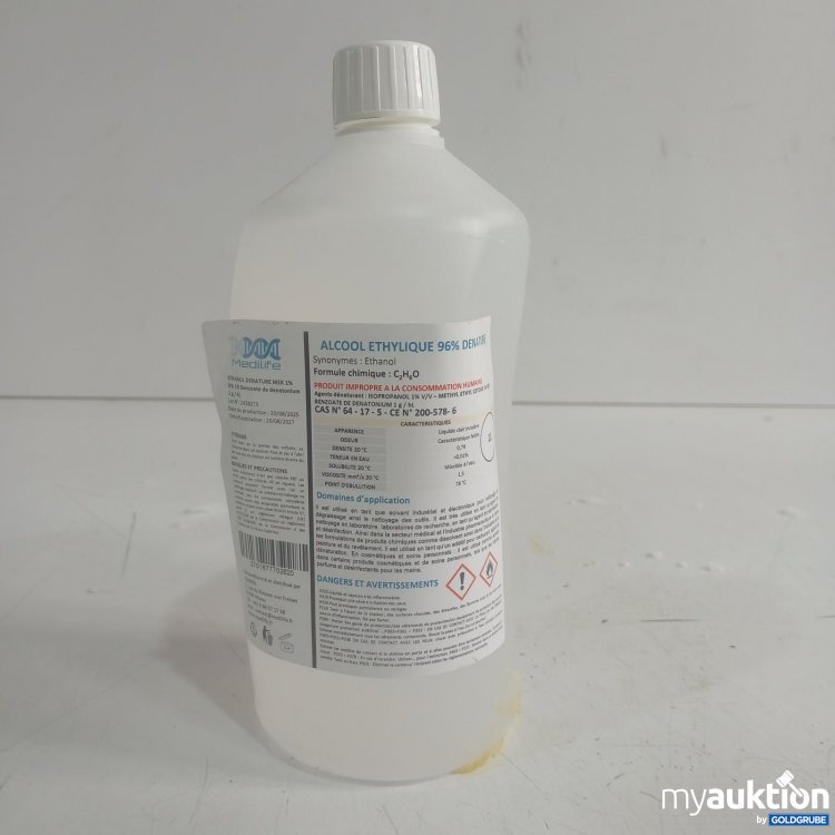 Artikel Nr. 462207 Artikel Nr. 462207: Medilife Ethanol Denaturiert 96% 1 l
