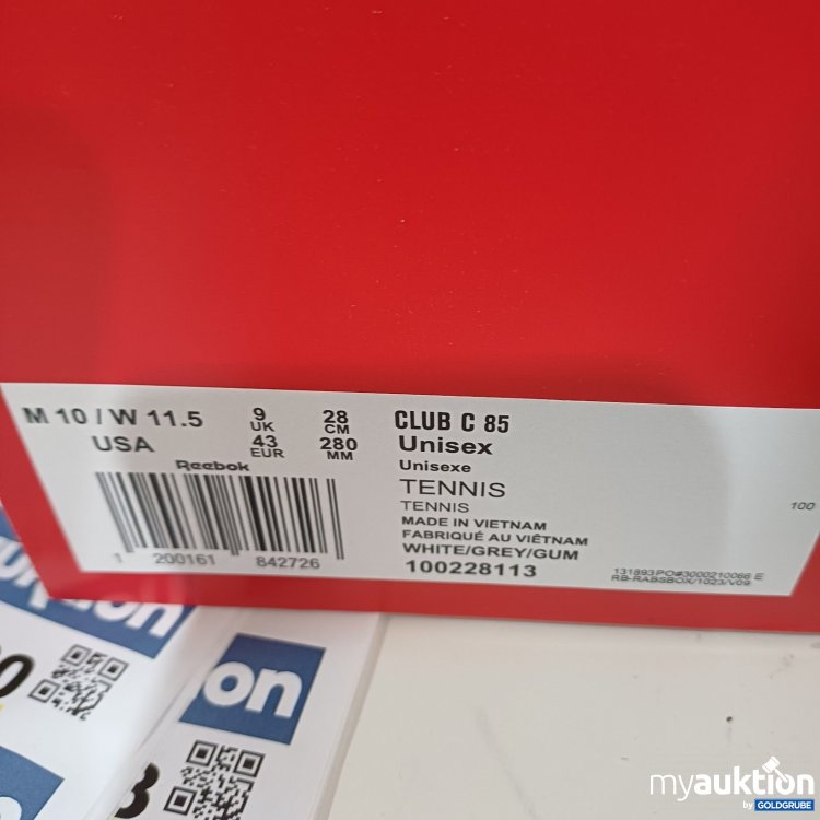 Artikel Nr. 464207 Artikel Nr. 464207: Reebok Club C 85 Unisex Tennisschuhe Größe 43