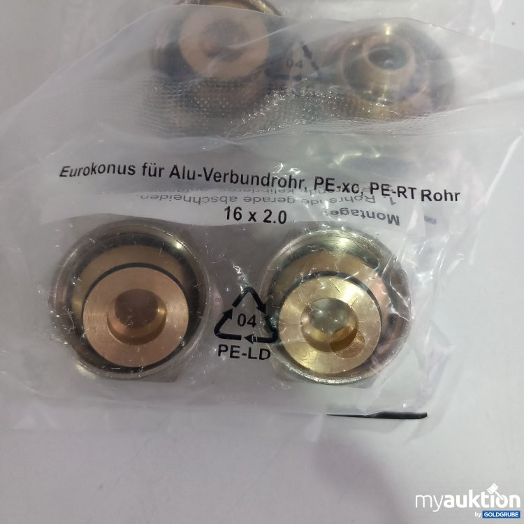 Artikel Nr. 521207 Artikel Nr. 521207: Eurokonus für Alu Verbundrohr 16x2.0, 4x2Stk.