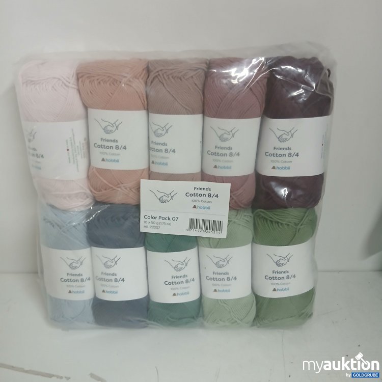 Artikel Nr. 770207 Artikel Nr. 770207: Friends Cotton 8/4 Set 10x50g