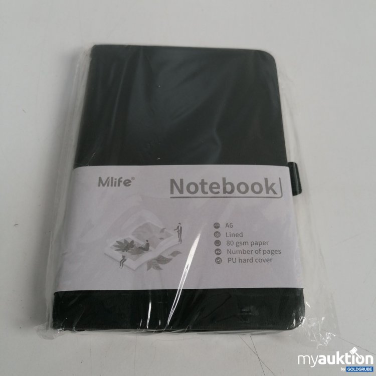 Artikel Nr. 860207: Mlife Notebook A6 schwarz liniert 
