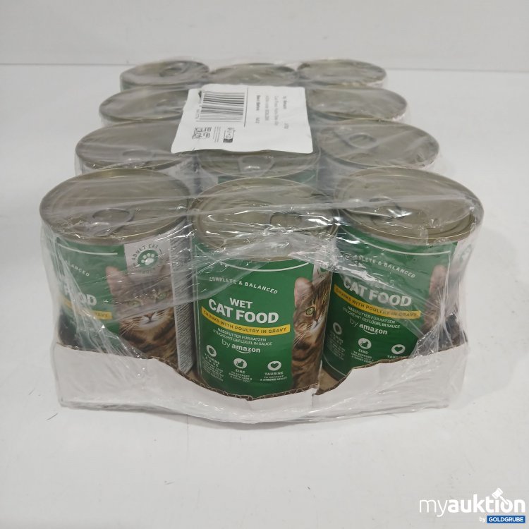 Artikel Nr. 869207 Artikel Nr. 869207: Amazon Wet Cat Food Chunks with Poultry in Gravy 12x415g