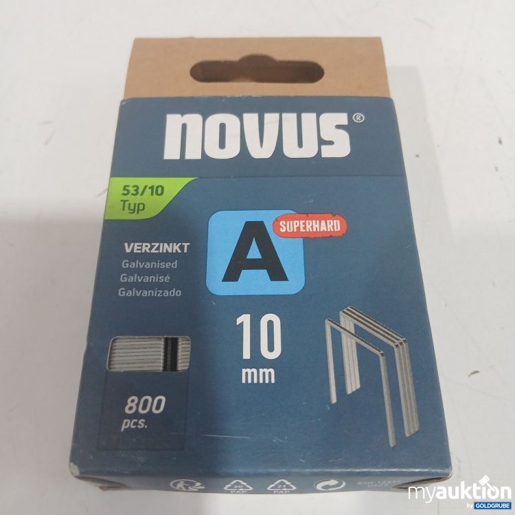 Artikel Nr. 920207: novus Heftklammern 53/10 Typ A