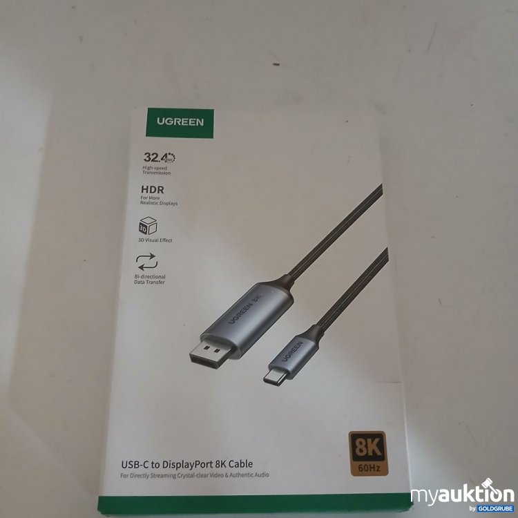 Artikel Nr. 921207: UGREEN 8K USB C to DisplayPort Cable 2m