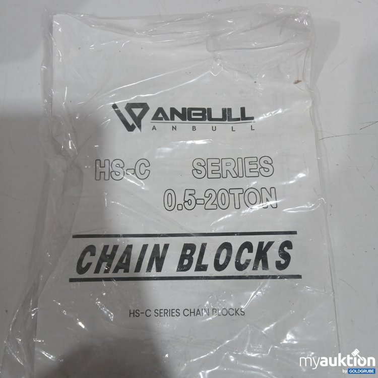 Artikel Nr. 960207: Anbull HS-C Series 0.5-20Ton Chain Block 