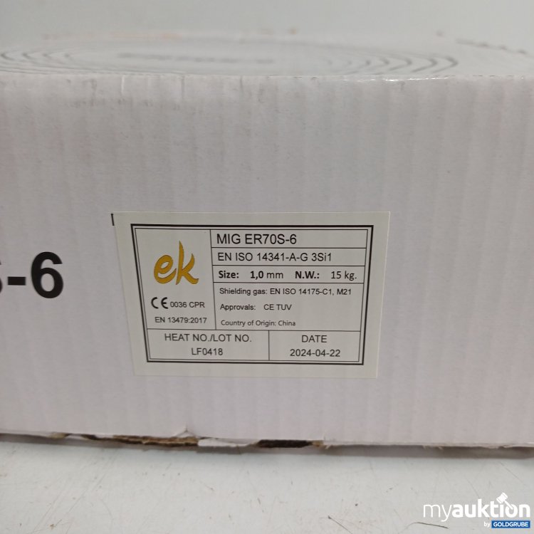 Artikel Nr. 983207: ek-tech GmbH Schweißdrahtrolle ER70S-6