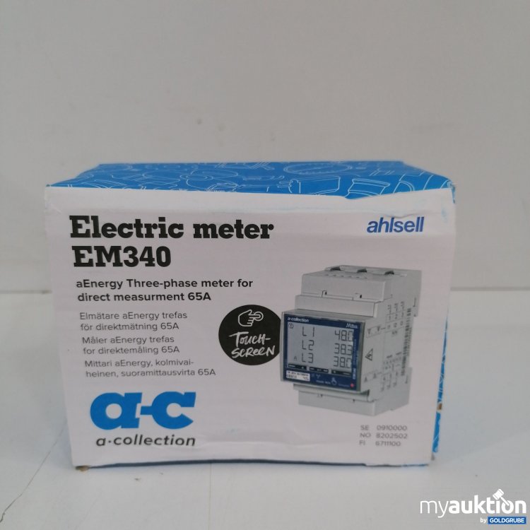 Artikel Nr. 399208 Artikel Nr. 399208: Ahlsell Electric Meter EM340