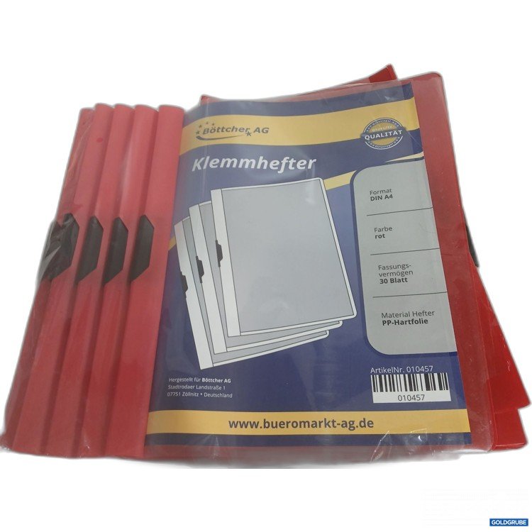 Artikel Nr. 443208: Böttcher AG Klemmhefter A4 rot 14Stk