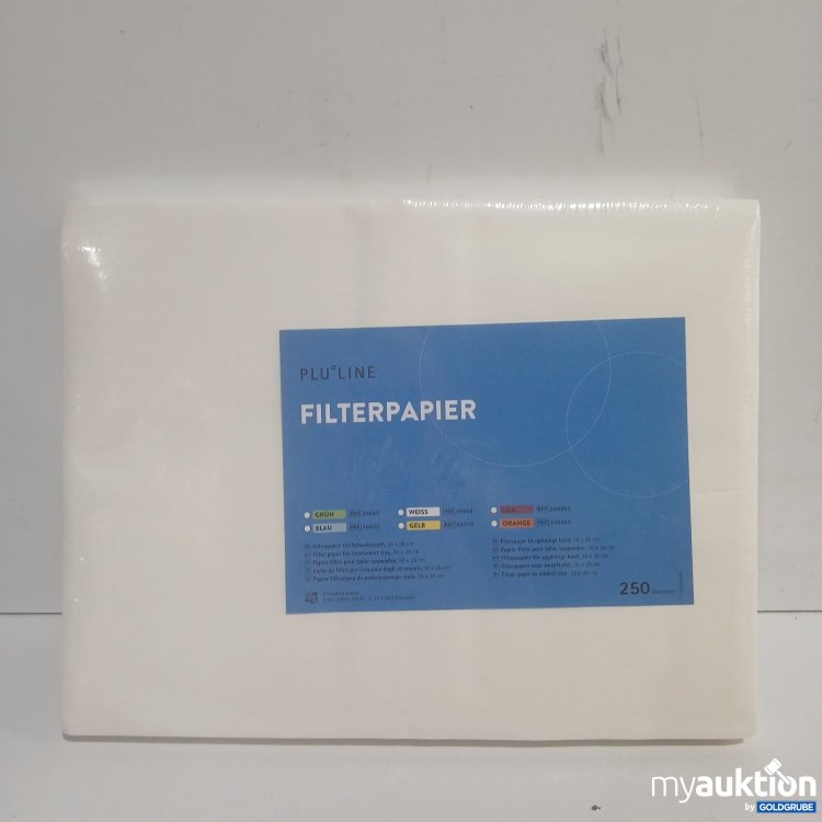 Artikel Nr. 526208 Artikel Nr. 526208: PLU LINE Filterpapier für Schwebetisch 250 Blatt 36x28cm