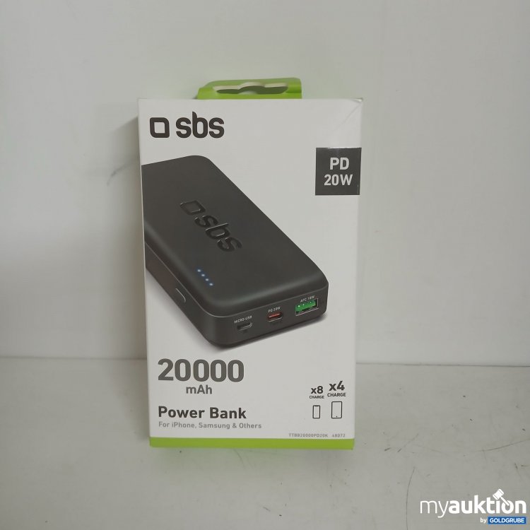 Artikel Nr. 819208 Artikel Nr. 819208: O sbs Power Bank PD20W