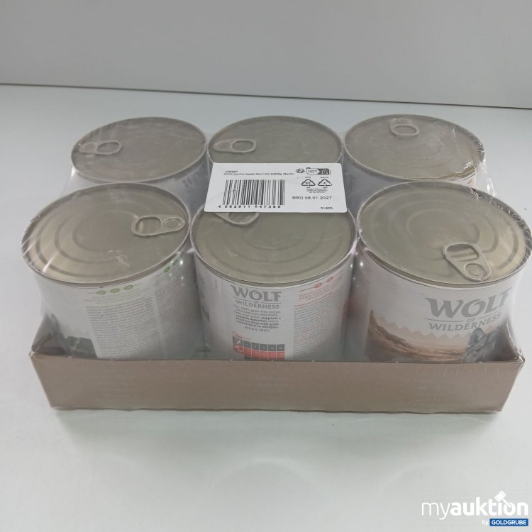 Artikel Nr. 834208 Artikel Nr. 834208: Wolf of Wilderness Hundefutter 6x800g