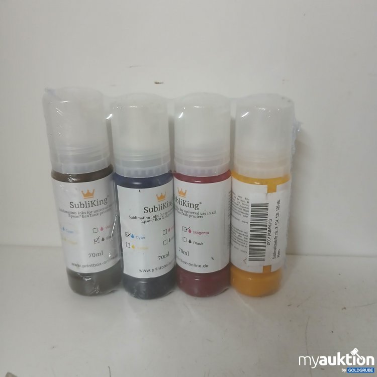 Artikel Nr. 906208 Artikel Nr. 906208: Sublimationstinte 4x70ml