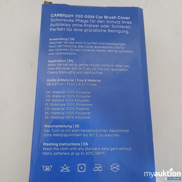 Artikel Nr. 921208: Carbigo Premium Waschbürste 700 GSM