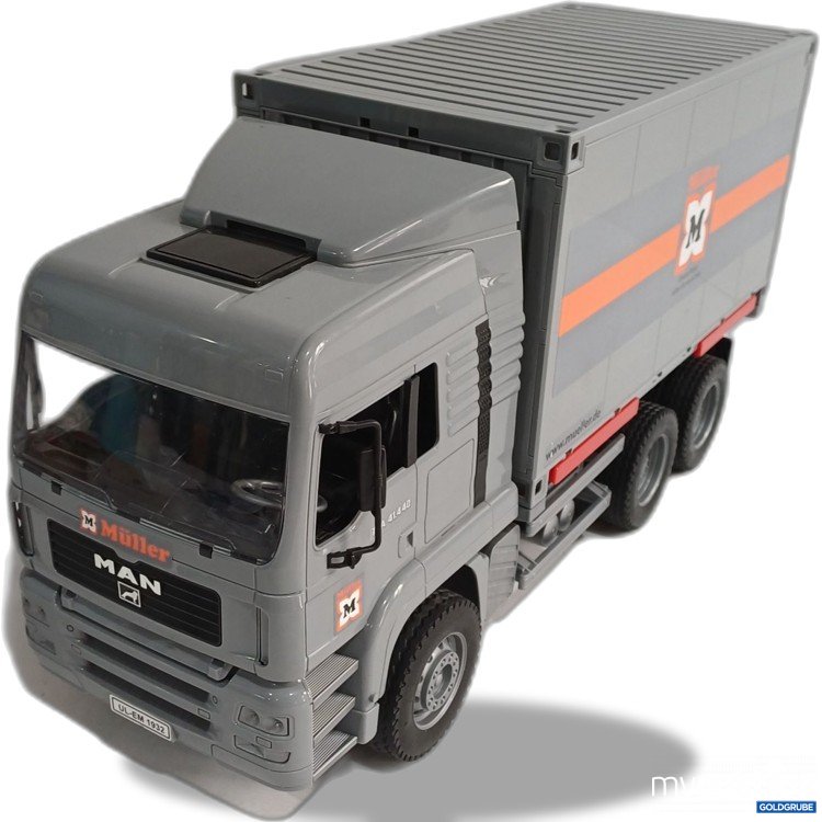 Artikel Nr. 983208 Artikel Nr. 983208: MAN TGA LKW mit Container-Wechselbrücke, Müller Drogerie Edition, Maßstab 1:16