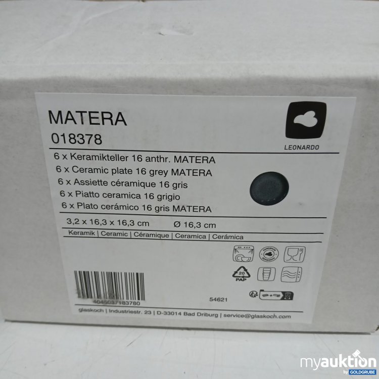 Artikel Nr. 447209 Artikel Nr. 447209: LEONARDO Matera Keramikteller anthrazit 3.2x16.3x16,3 cm