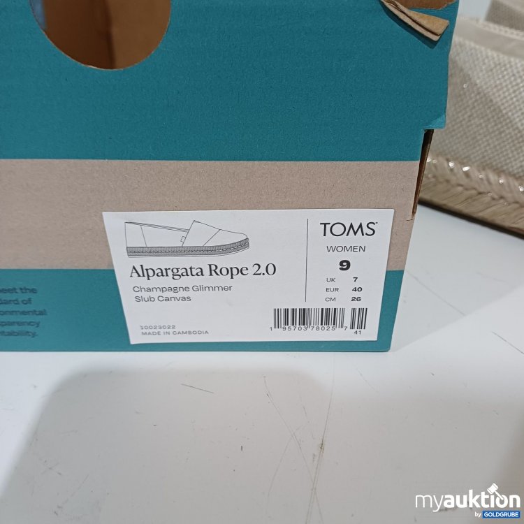 Artikel Nr. 464209 Artikel Nr. 464209: TOMS Espadrilles beige Größe 39