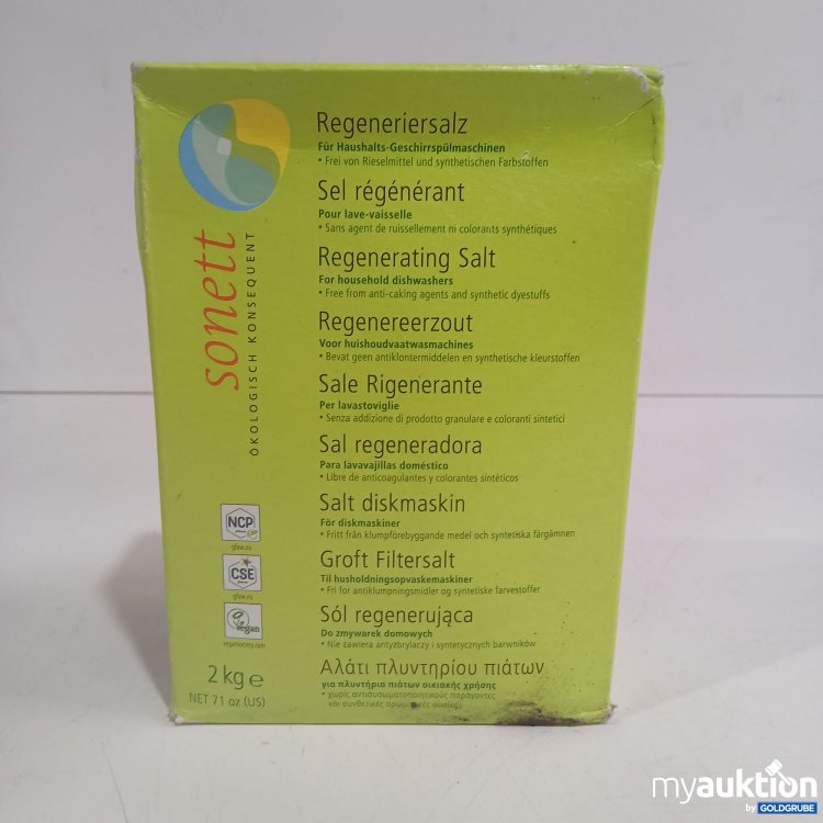 Artikel Nr. 525209: Sonett Regeneriersalz 2kg 