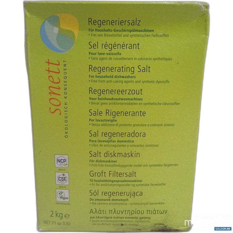 Artikel Nr. 525209: Sonett Regeneriersalz 2kg 