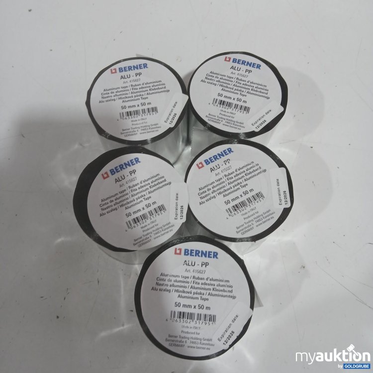 Artikel Nr. 526209: Berner Aluminium Tape 50 mm x 50 m