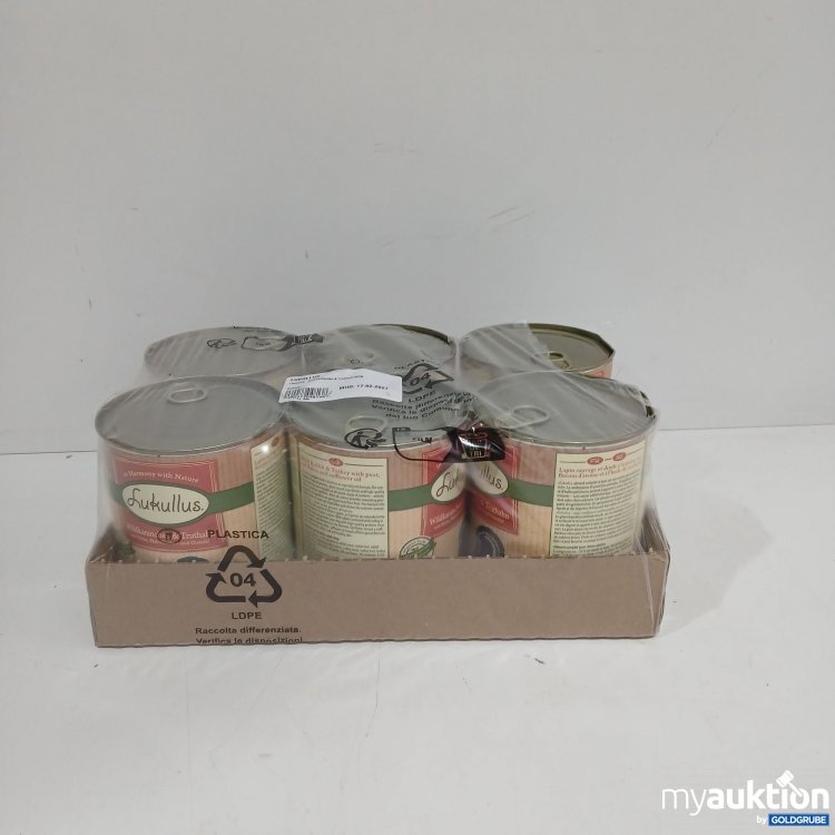 Artikel Nr. 809209: Lukullus Wildkaninchen & Truthahn 6x800g