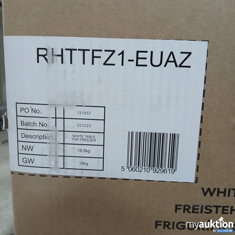 Artikel Nr. 816209 Artikel Nr. 816209: Russell Hobbs White Freestanding Table Top Freezer RHTTFZ1-EUAZ