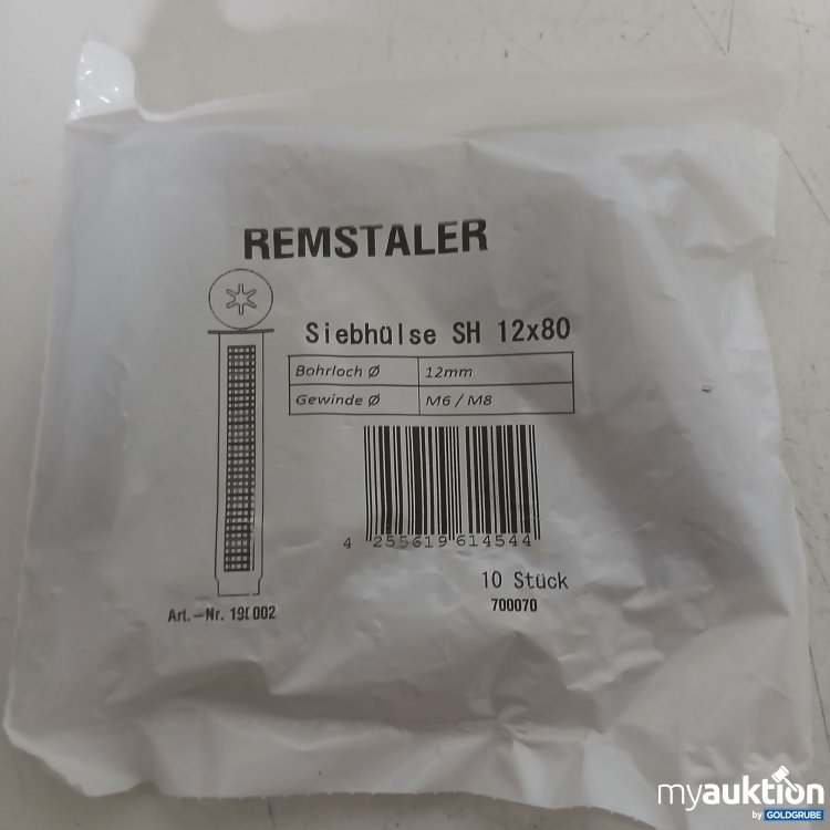 Artikel Nr. 902209: Remstaler Siebhülse SH 12x80 10 Stück 