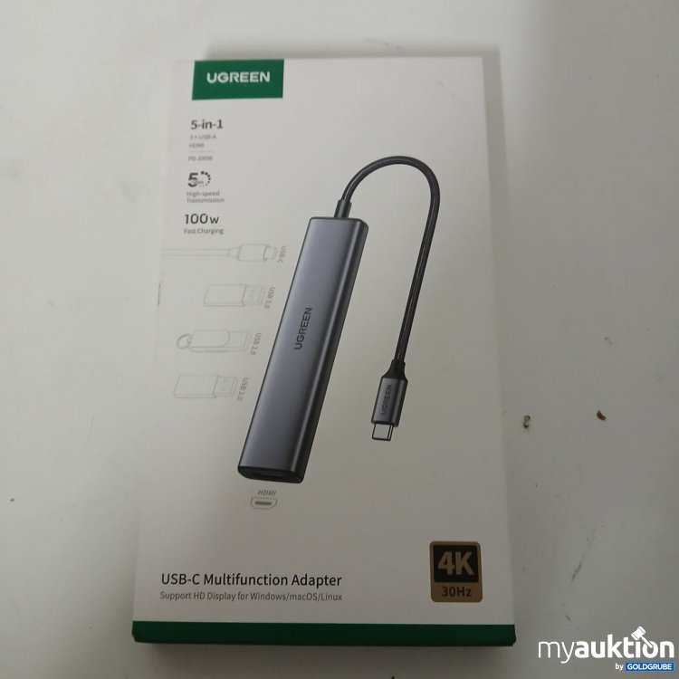 Artikel Nr. 912209: UGREEN USB-C Multifunction Adapter 5-in-1
