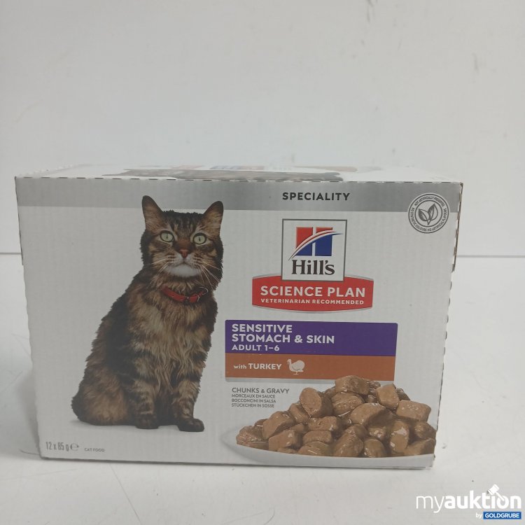 Artikel Nr. 985209: Hill's Katzenfutter Sensitive Stomach & Skin with Turkey 12x85g 
