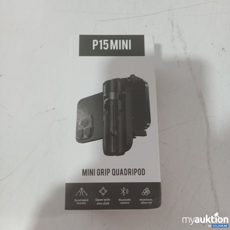 Artikel Nr. 989209 Artikel Nr. 989209: P15MINI Grip Quadripod schwarz