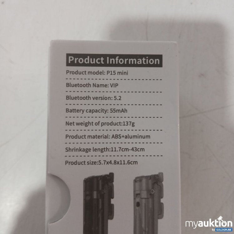 Artikel Nr. 989209 Artikel Nr. 989209: P15MINI Grip Quadripod schwarz