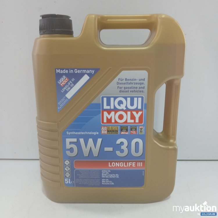 Artikel Nr. 462210 Artikel Nr. 462210: Liqui Moly 5W-30 Longlife III 5L