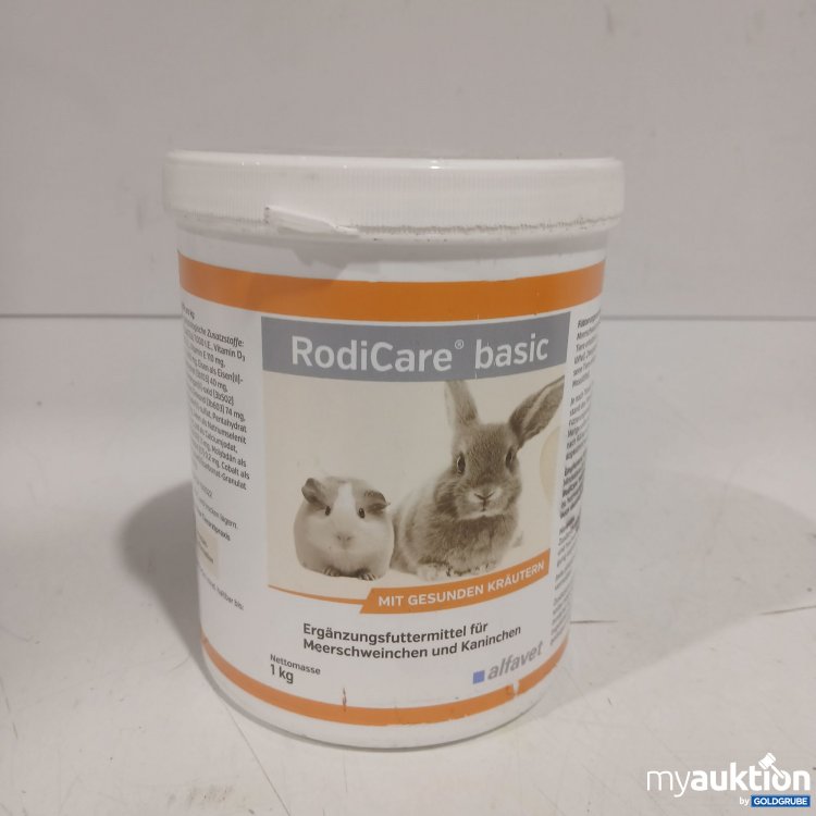 Artikel Nr. 463210: RodiCare basic Ergänzungsfuttermittel für Meerschweinchen & Kaninchen 1kg 
