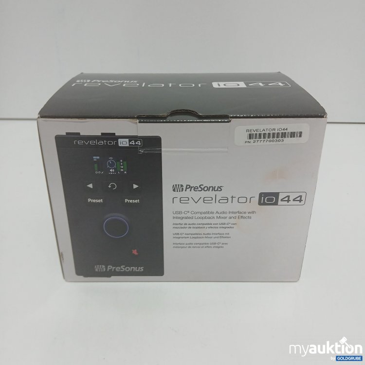 Artikel Nr. 518210 Artikel Nr. 518210: PreSonus Revelator io44 USB-C Compatible Audio Interface