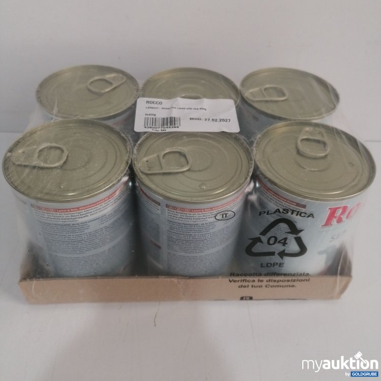 Artikel Nr. 836210: Rocco Sensitiv Lamm 6x400g 