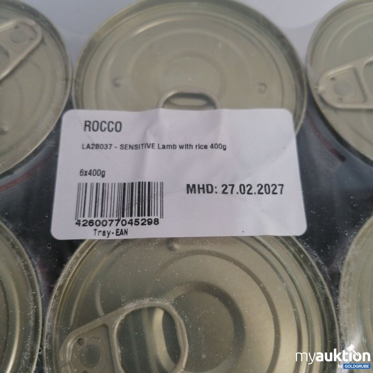 Artikel Nr. 836210: Rocco Sensitiv Lamm 6x400g 