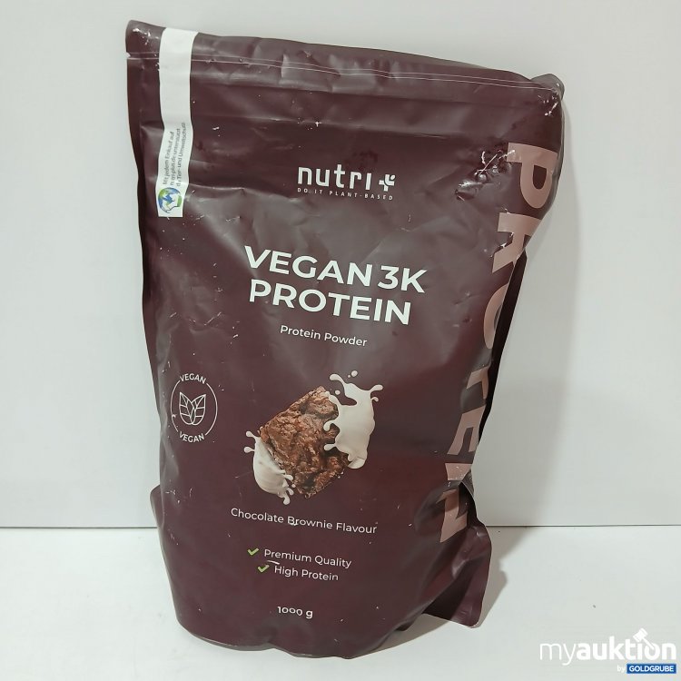 Artikel Nr. 854210 Artikel Nr. 854210: Nutri Vegan 3K Protein Chocolate Browni Flavour 1000g