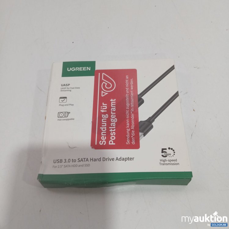 Artikel Nr. 883210 Artikel Nr. 883210: Ugreen USB 3.0 to SATA Hard Drive Adapter