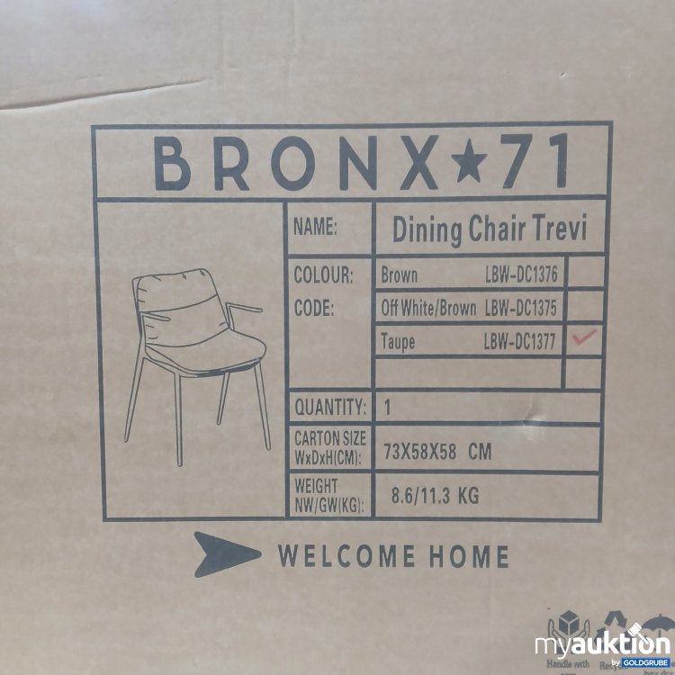 Artikel Nr. 955210: Bronx 71 Stuhl Dinning chair trevi LBW-DC1377