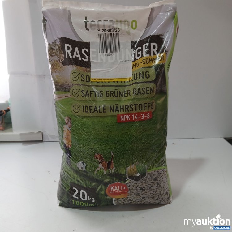 Artikel Nr. 980210 Artikel Nr. 980210: Terrauno Rasendünger Frühling-Sommer 20KG für 1000 Quadratmeter